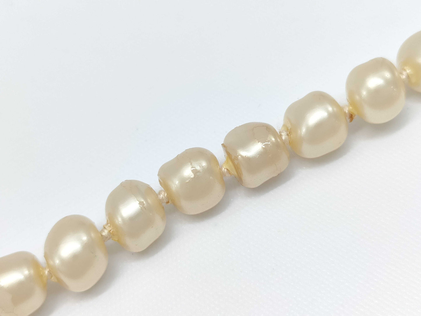 CHANEL Coco Mark Pearl Necklace