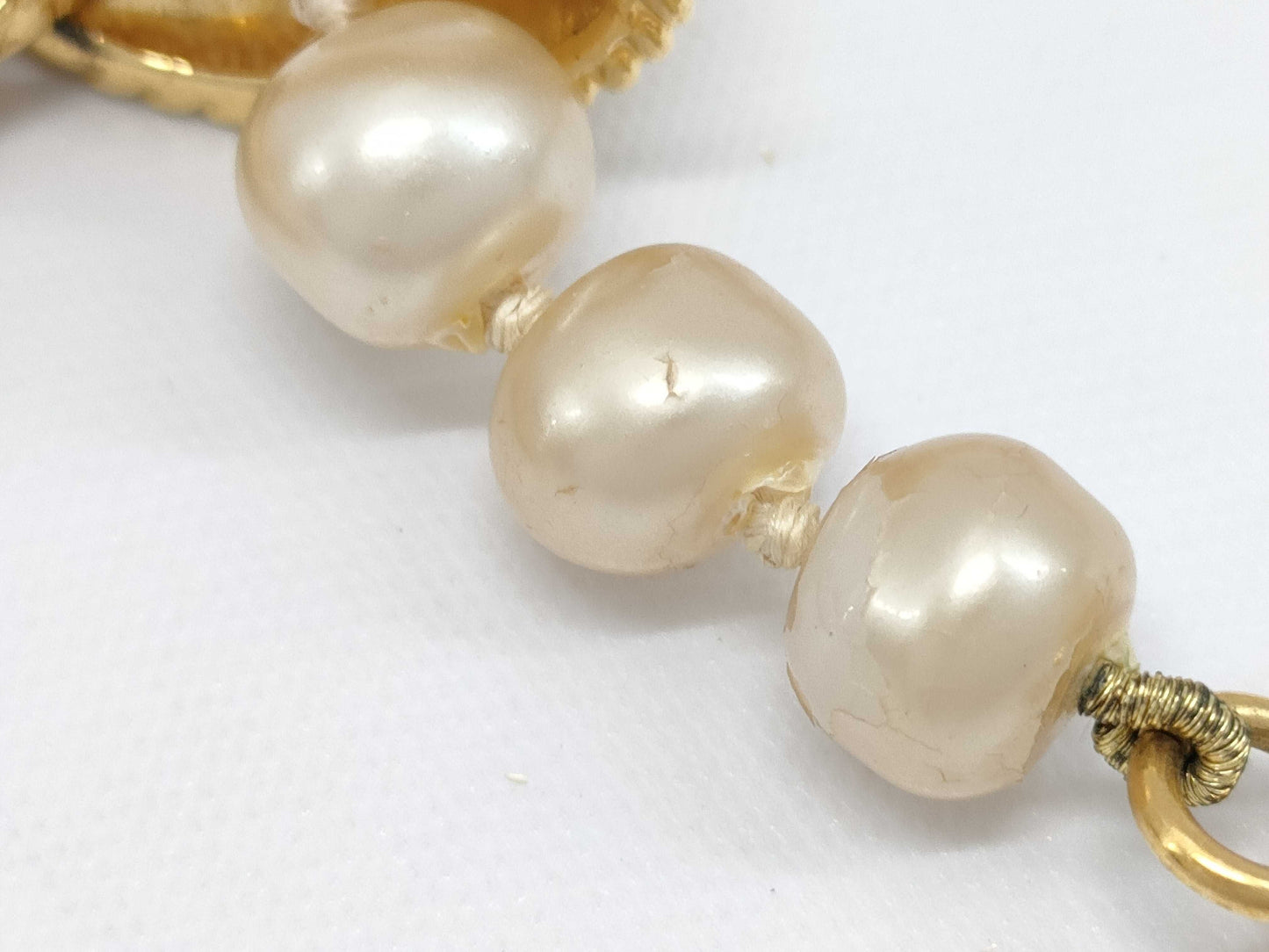 CHANEL Coco Mark Pearl Necklace