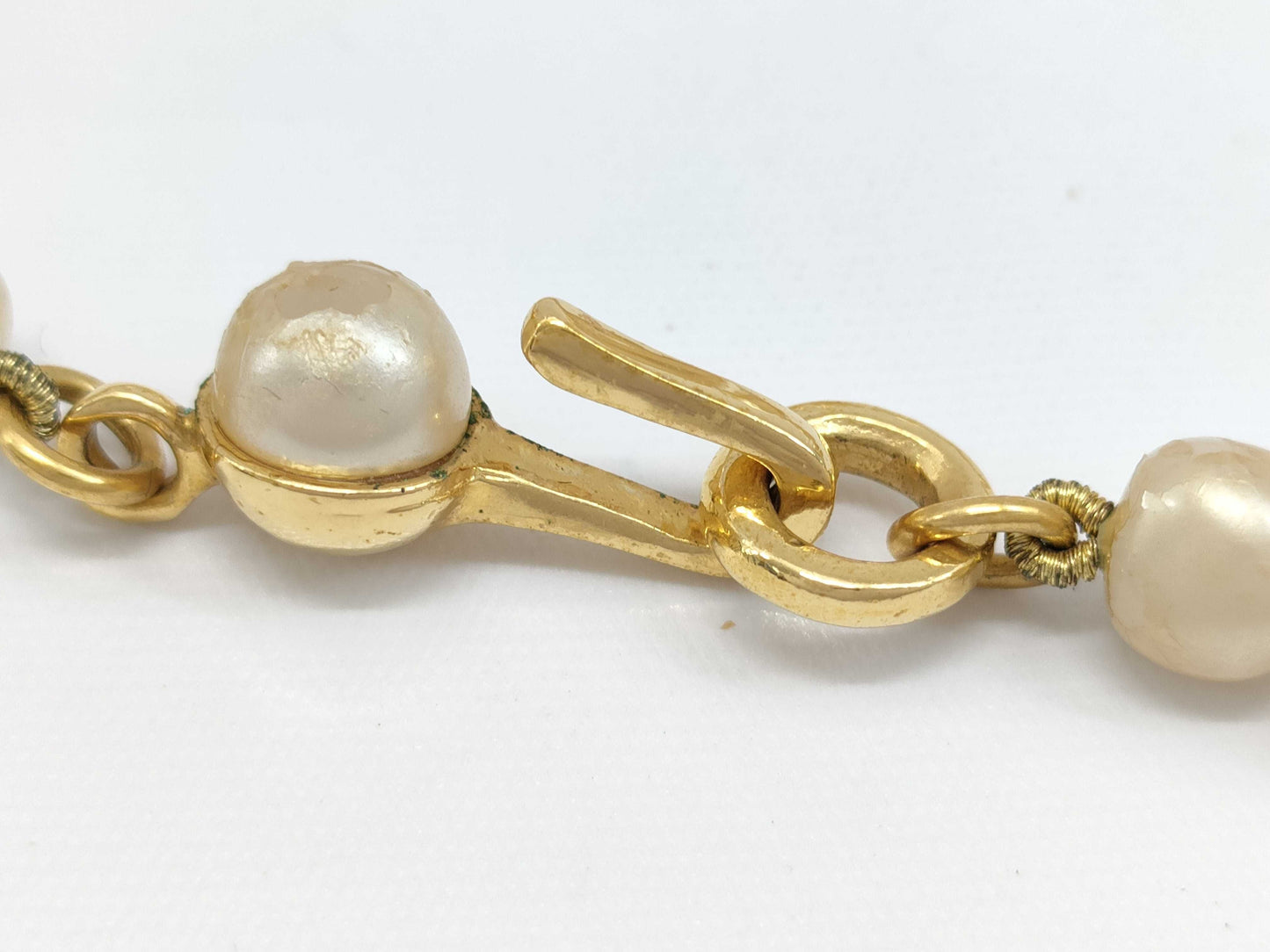 CHANEL Coco Mark Pearl Necklace