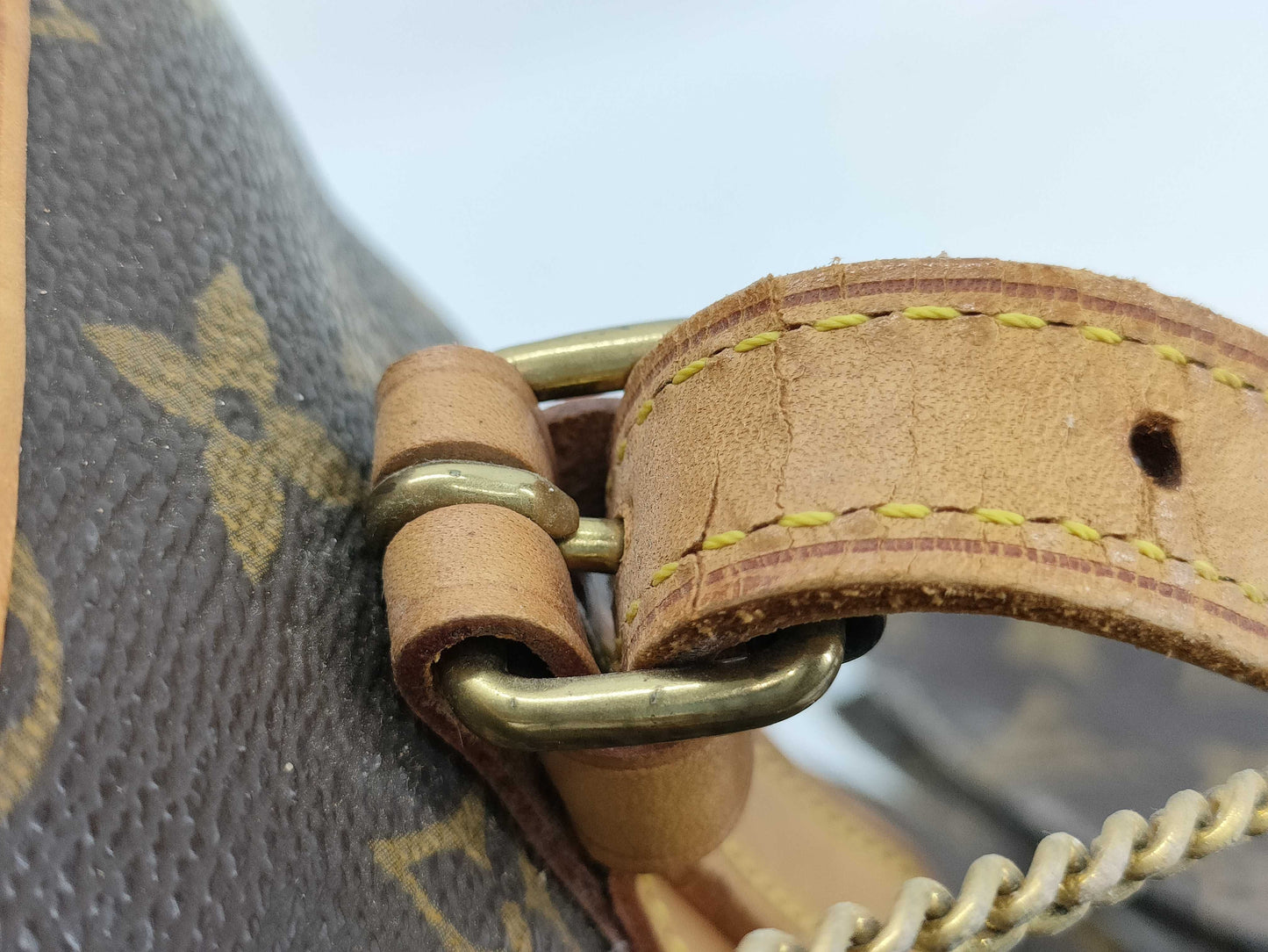 LOUIS VUITTON M42238 Monogram Louis Vuitton Monogram Bucket PM M42238 Tote Bag