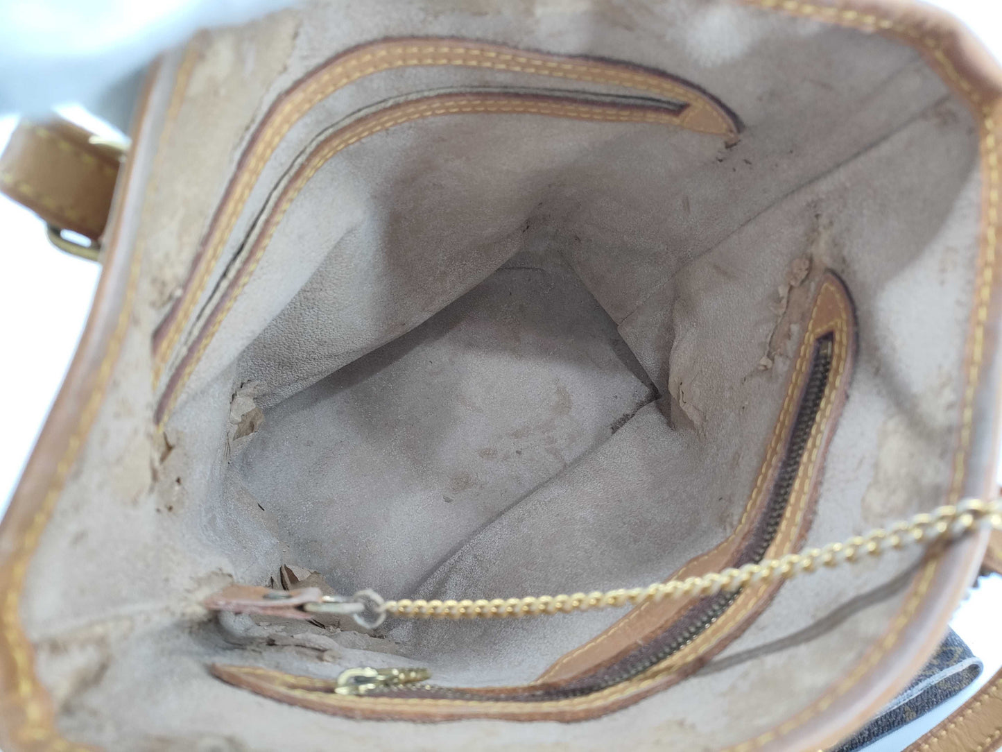 LOUIS VUITTON M42238 Monogram Louis Vuitton Monogram Bucket PM M42238 Tote Bag