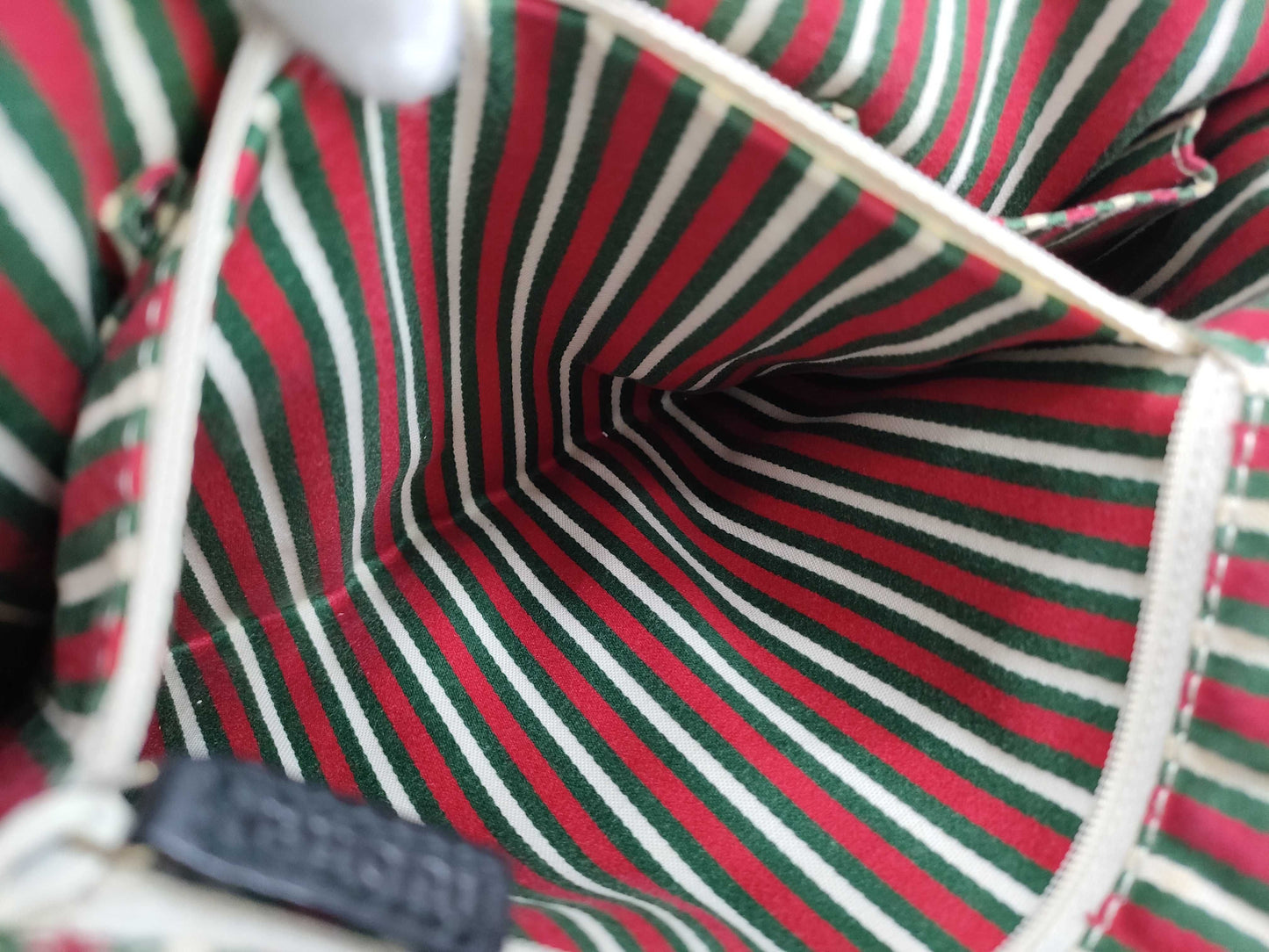 GUCCI GG Canvas Shoulder Bag, Black, Interlocking Pattern