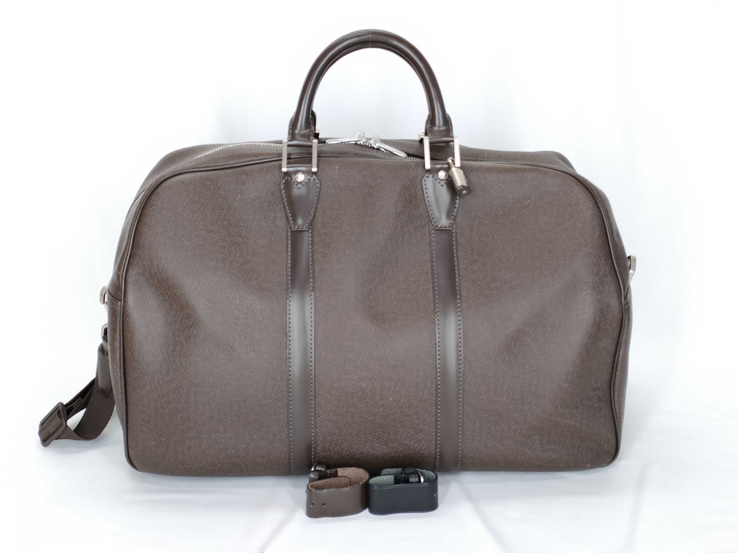 LOUIS VUITTON M 30128 Taiga Louis Vuitton Taiga Kendall 45 Brown Boston Bag