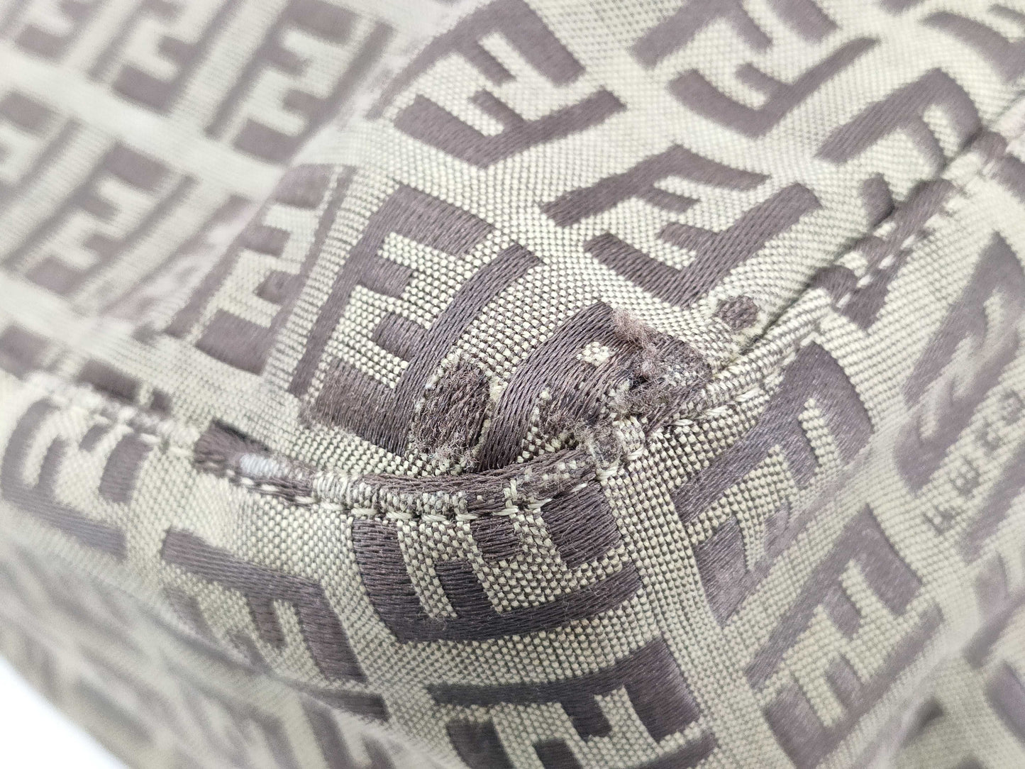FENDI Zucchino Shoulder Bag in Zucca Pattern, Mamma Bucket