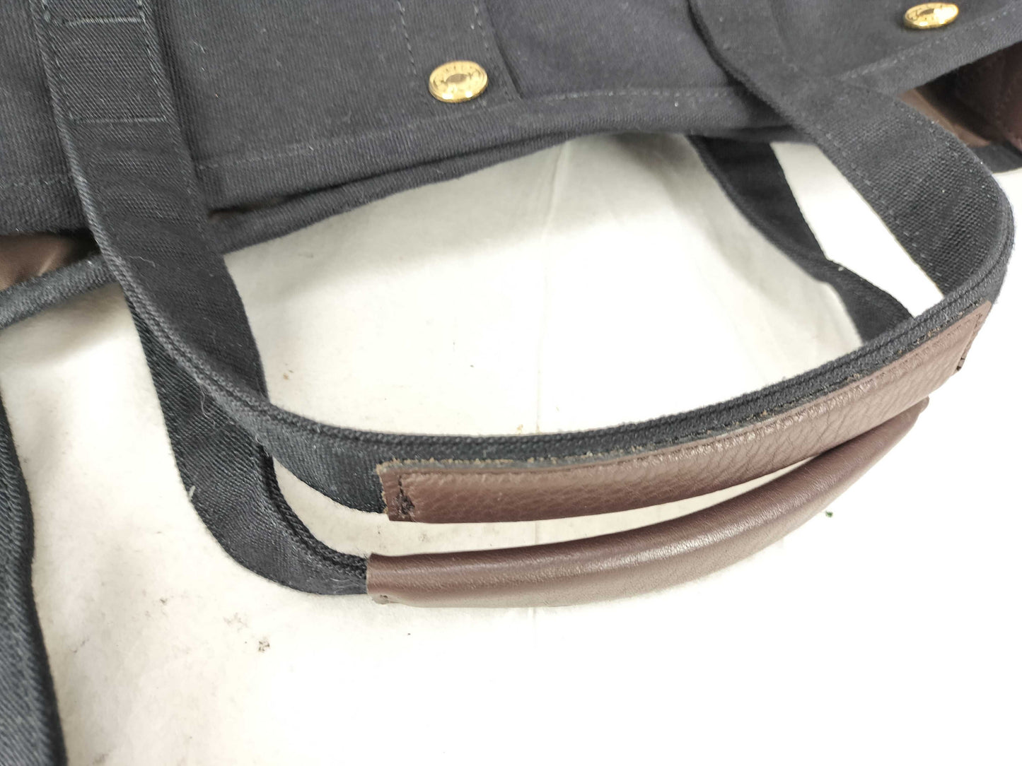 PORTER FURLA Flow Top Handle M Leather Shoulder Bag 2-Way Dark Navy Tote Bag