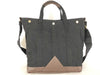 PORTER FURLA Flow Top Handle M Leather Shoulder Bag 2-Way Dark Navy Tote Bag