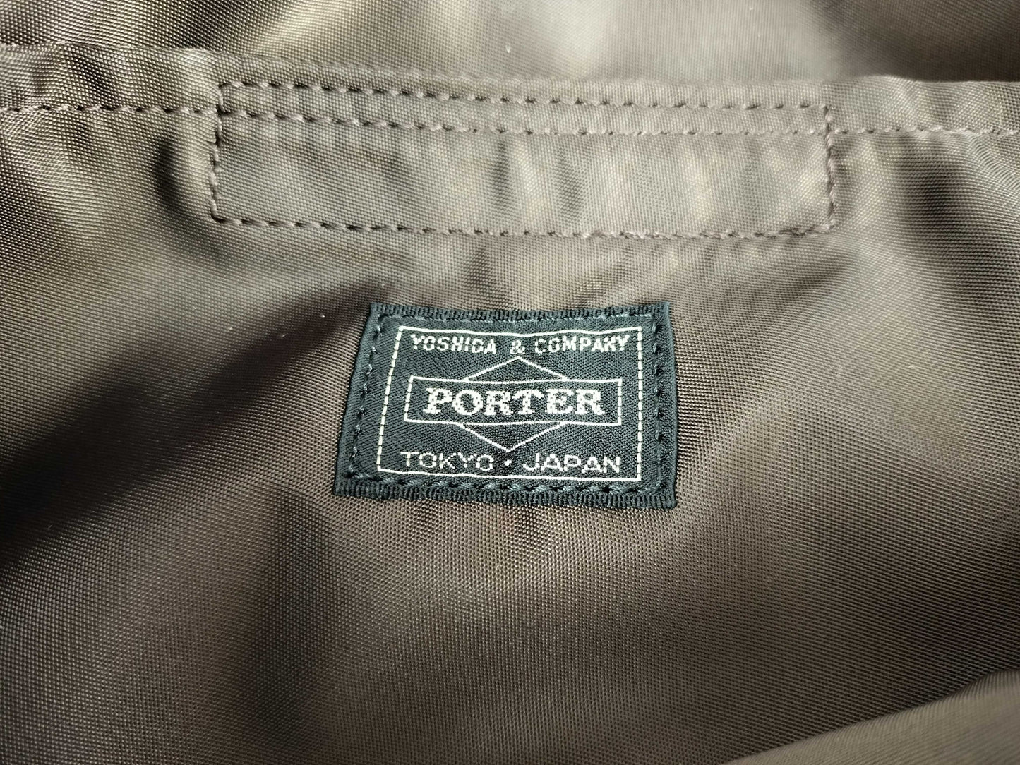 PORTER FURLA Flow Top Handle M Leather Shoulder Bag 2-Way Dark Navy Tote Bag