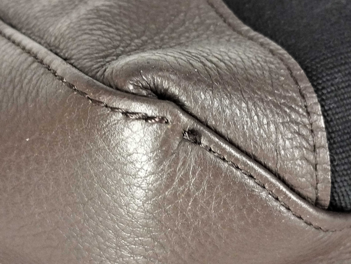 PORTER FURLA Flow Top Handle M Leather Shoulder Bag 2-Way Dark Navy Tote Bag