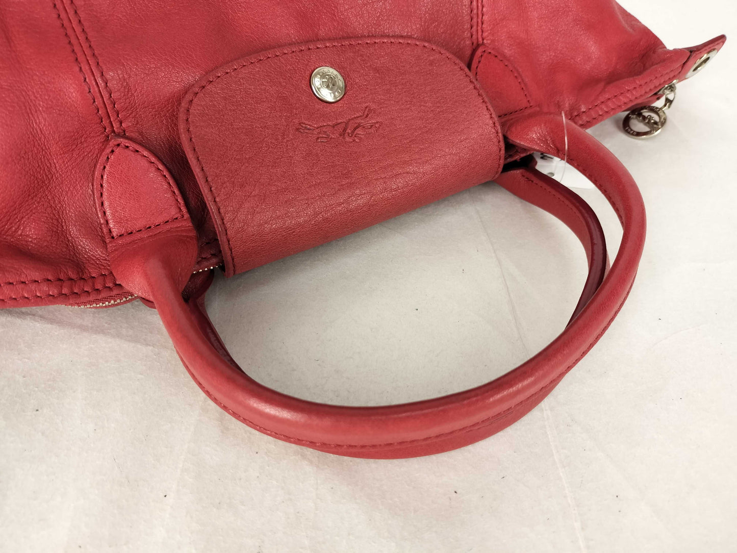 LONG CHAMP Le Pliage 2-Way Handbag Leather Handbag