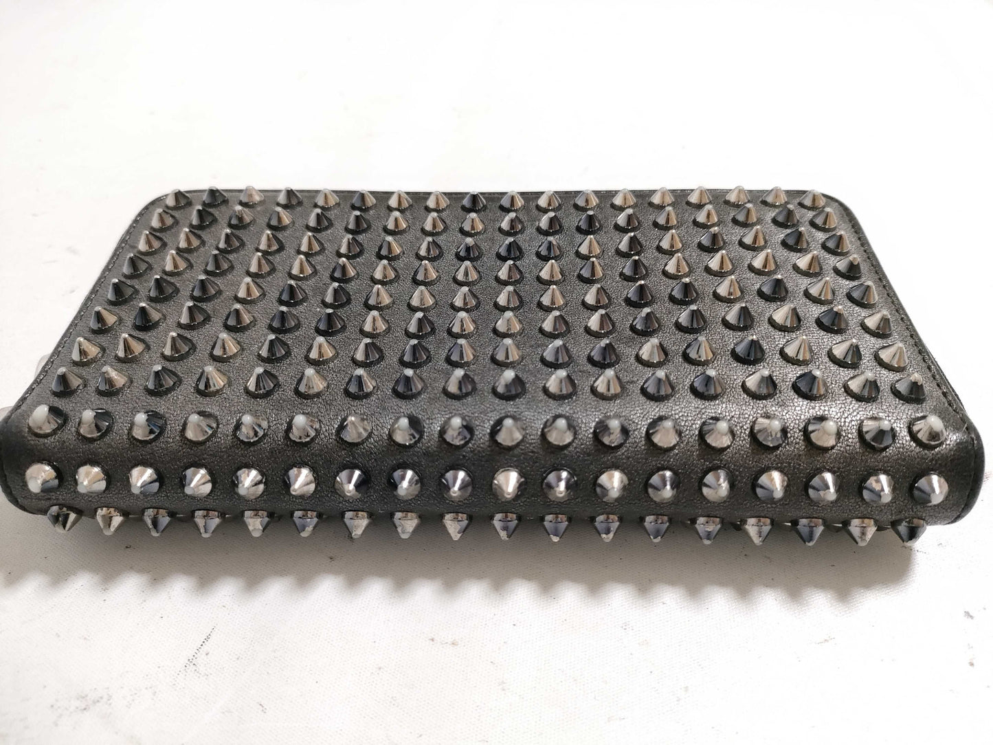 Christian Louboutin round zipper long wallet with dust bag