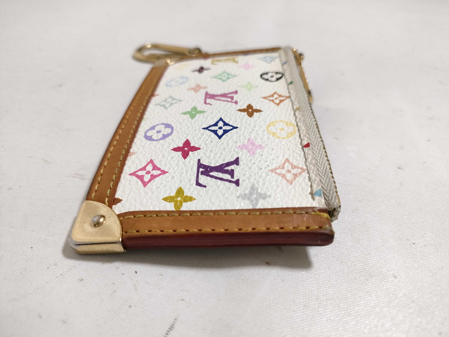 LOUIS VUITTON Monogram Multicolore Louis Vuitton Pochette Cle Coin Case Monogram Multicolore Coin Case