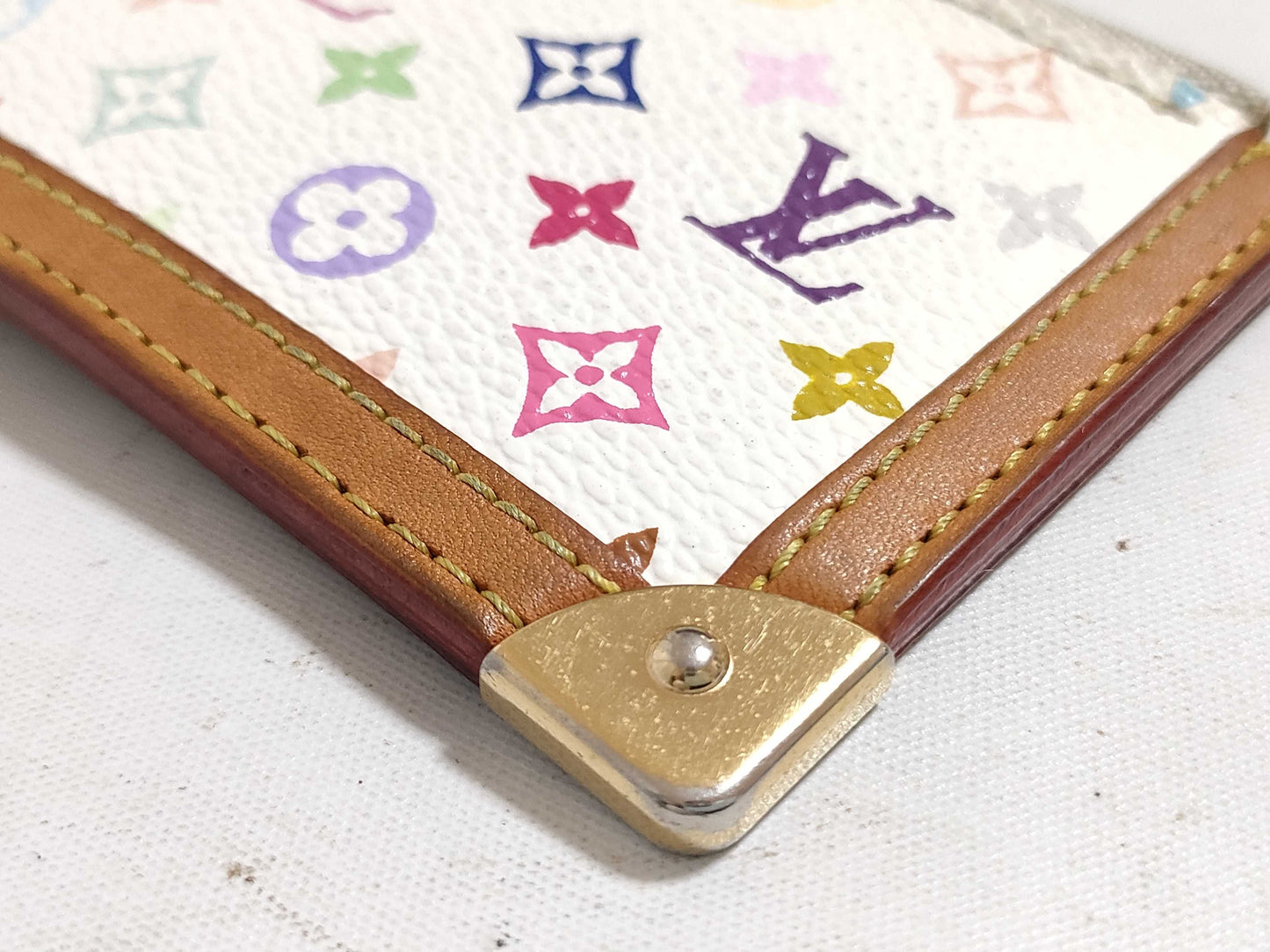 LOUIS VUITTON Monogram Multicolore Louis Vuitton Pochette Cle Coin Case Monogram Multicolore Coin Case