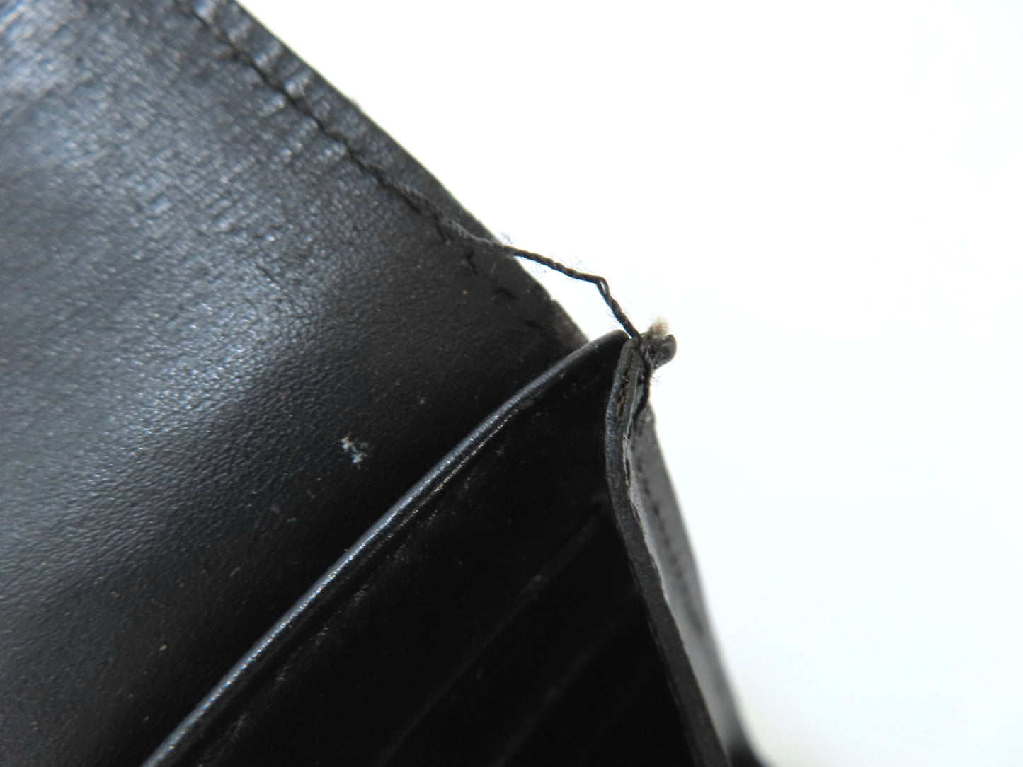 LOUIS VUITTON Vernis Long Wallet in Black