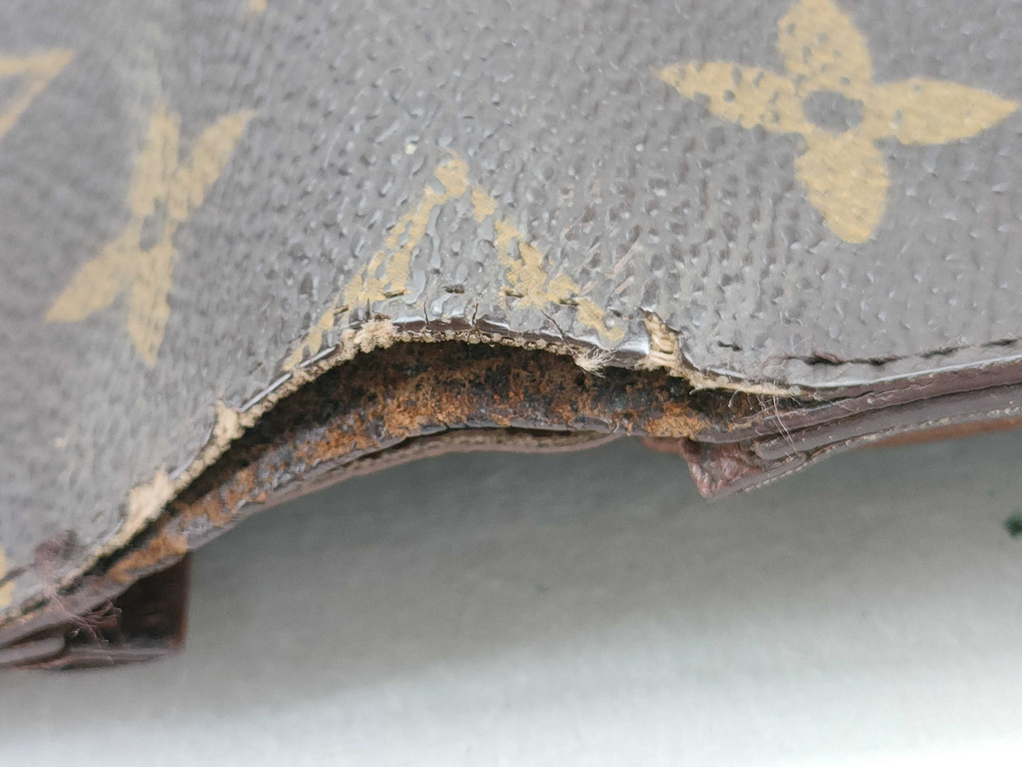 LOUIS VUITTON RFID Unverified SP0051 Monogram Louis Vuitton Wallet Monogram Trifold Wallet