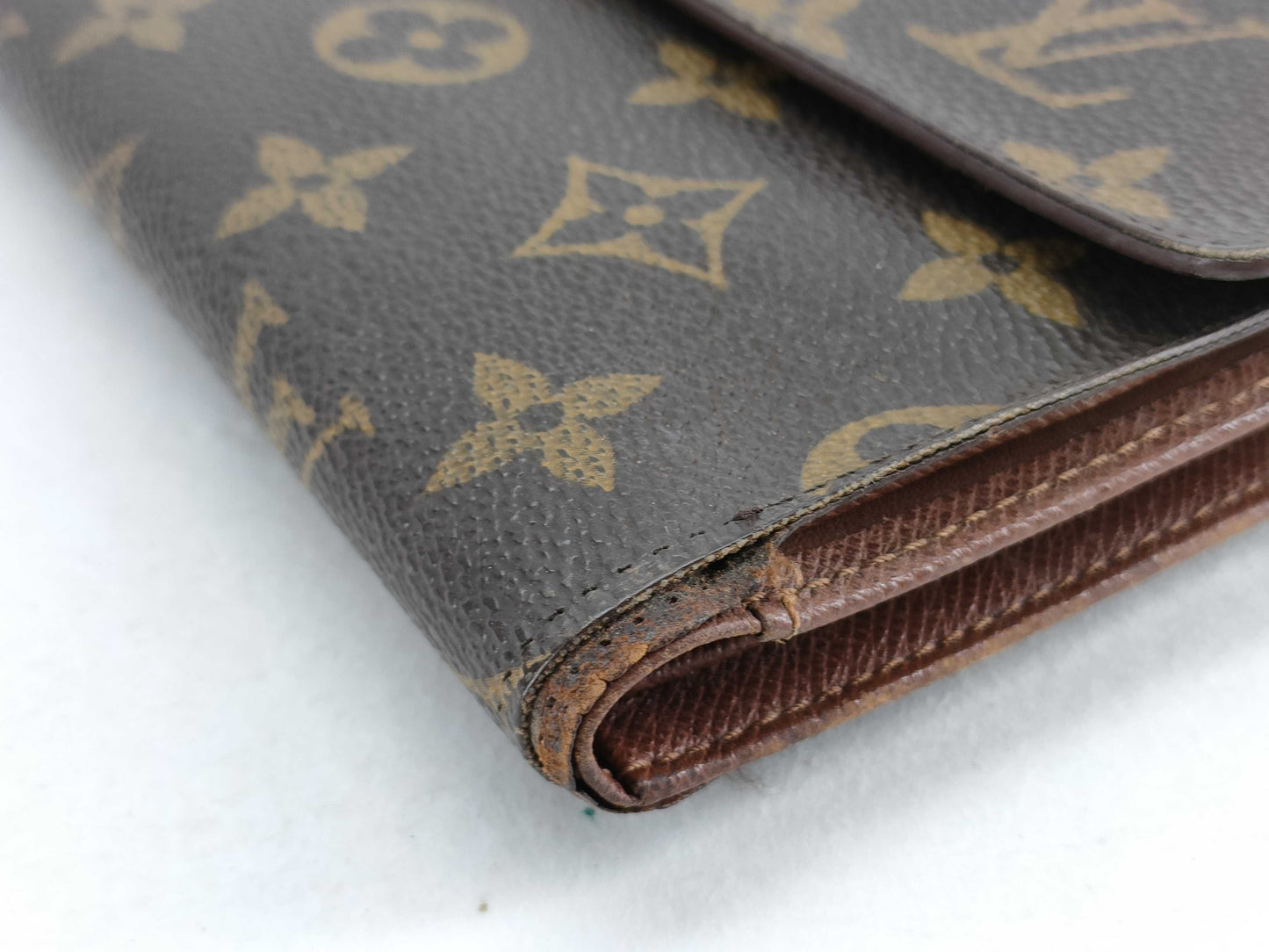LOUIS VUITTON RFID Unverified SP0051 Monogram Louis Vuitton Wallet Monogram Trifold Wallet