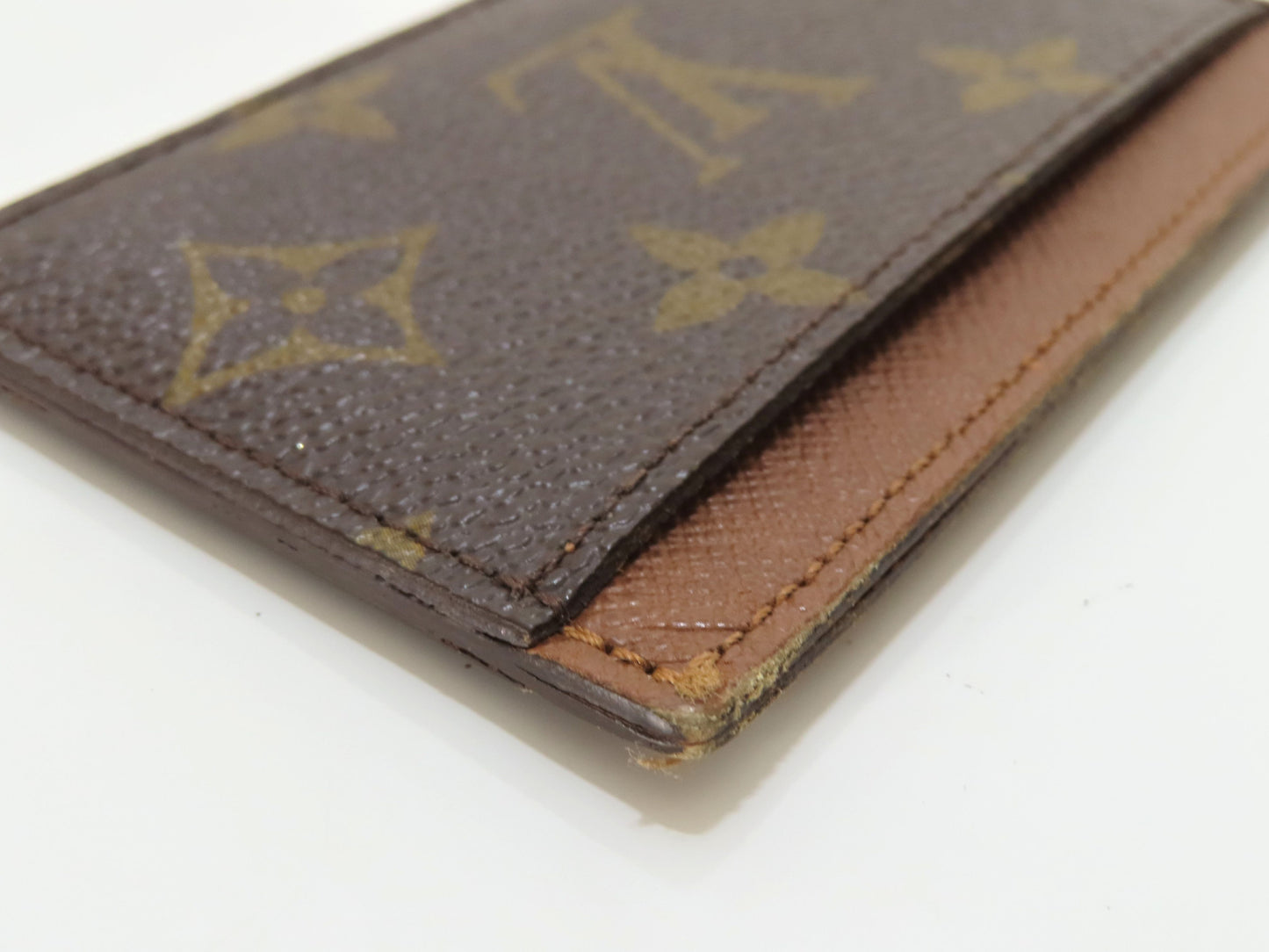 LOUIS VUITTON SP1151 Monogram Louis Vuitton Card Case Monogram Card Case, Pass Case, Business Card Case