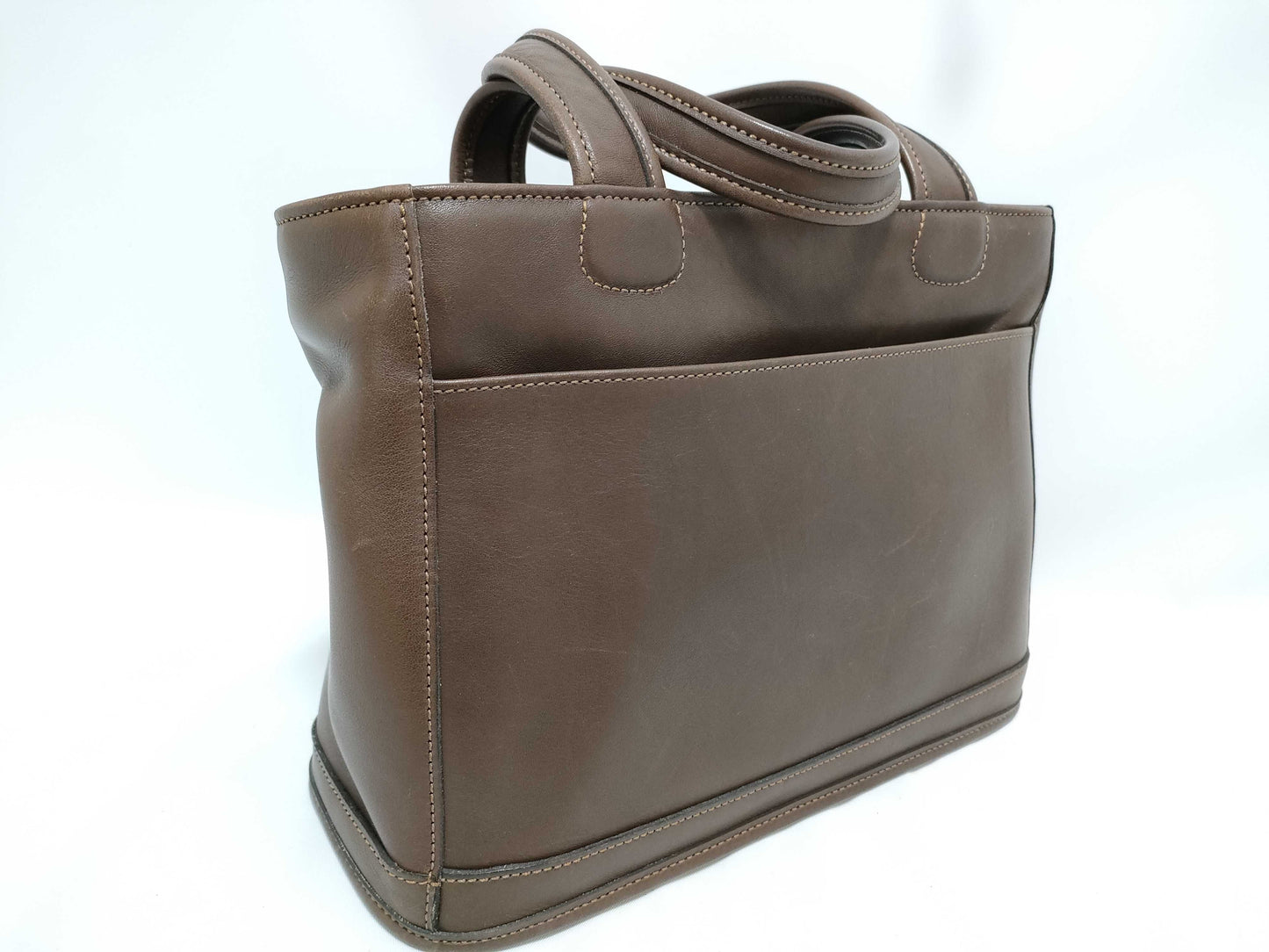 COACH Coach Leather Handbag Brown Handbag