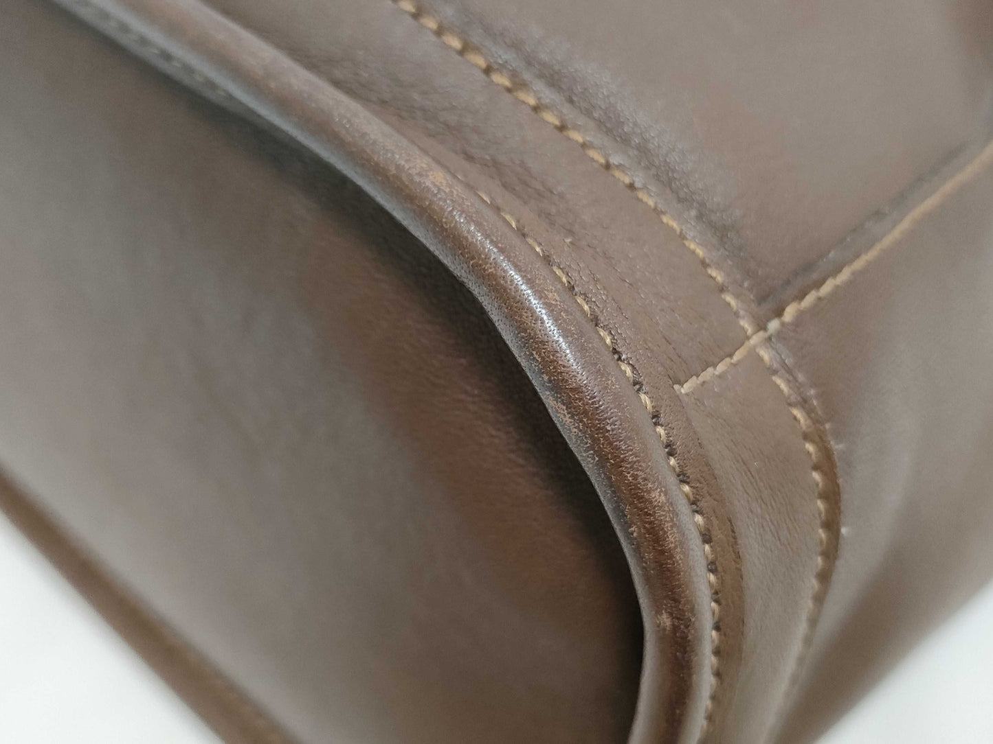 COACH Coach Leather Handbag Brown Handbag