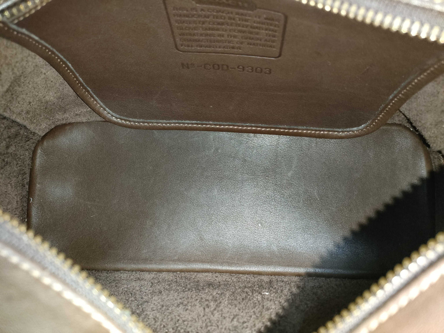 COACH Coach Leather Handbag Brown Handbag
