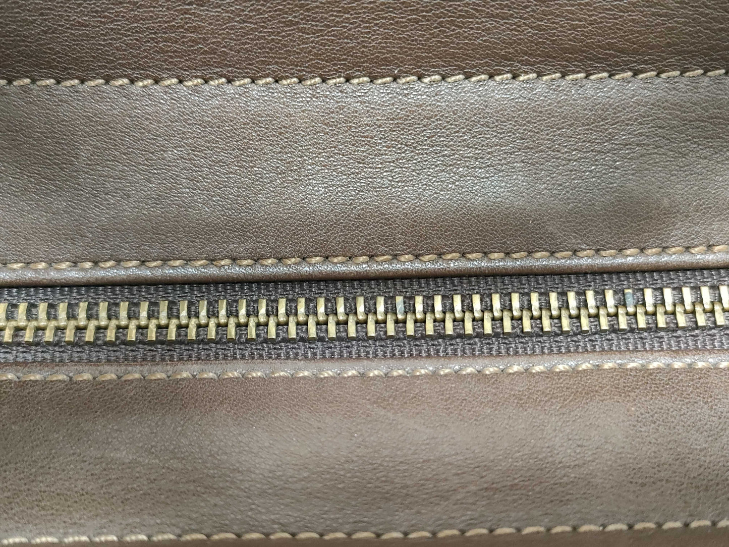 COACH Coach Leather Handbag Brown Handbag