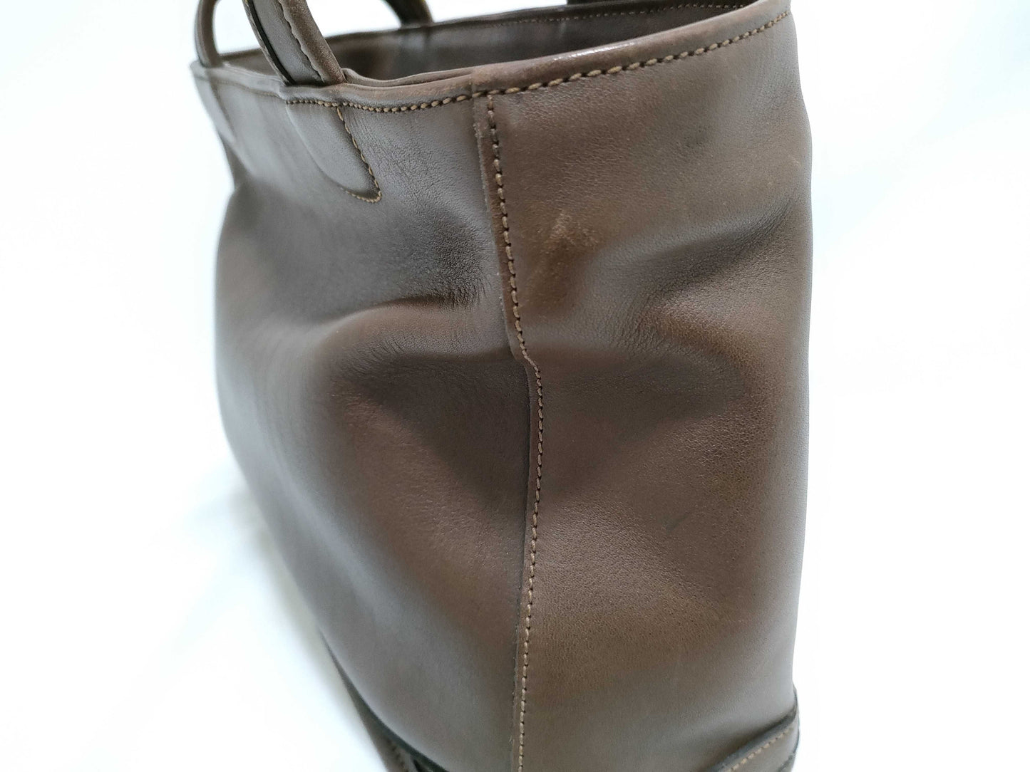 COACH Coach Leather Handbag Brown Handbag
