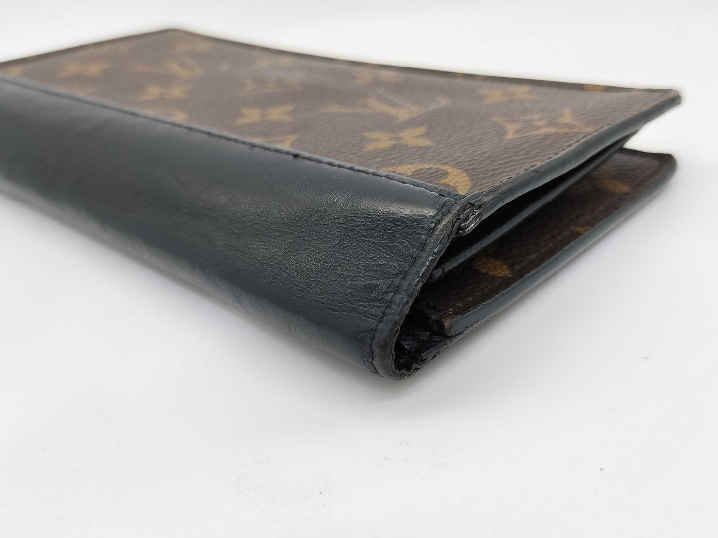 LOUIS VUITTON Monogram Macassar Louis Vuitton Macassar Brazza RA4260 Wallet