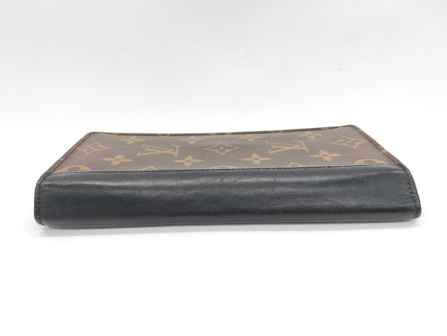 LOUIS VUITTON Monogram Macassar Louis Vuitton Macassar Brazza RA4260 Wallet