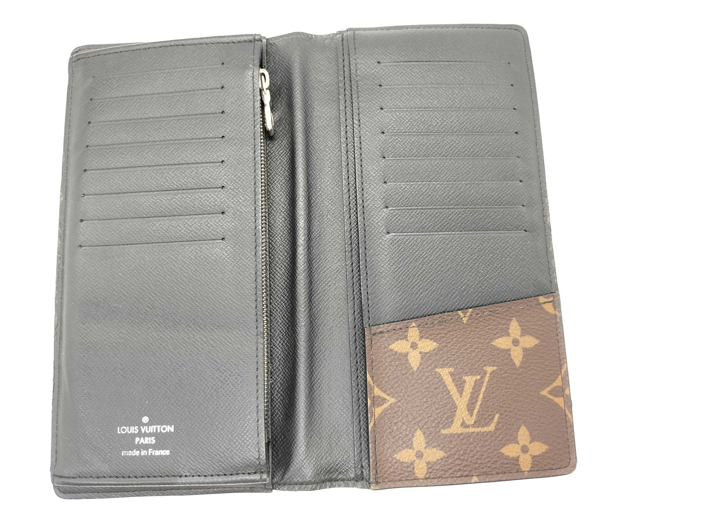 LOUIS VUITTON Monogram Macassar Louis Vuitton Macassar Brazza RA4260 Wallet