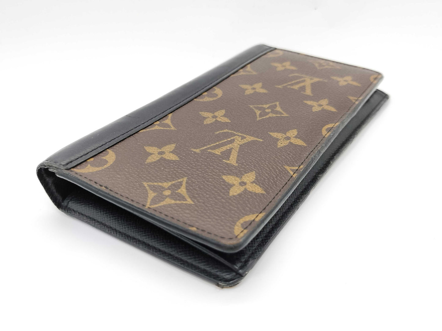 LOUIS VUITTON Monogram Macassar Louis Vuitton Macassar Brazza RA4260 Wallet