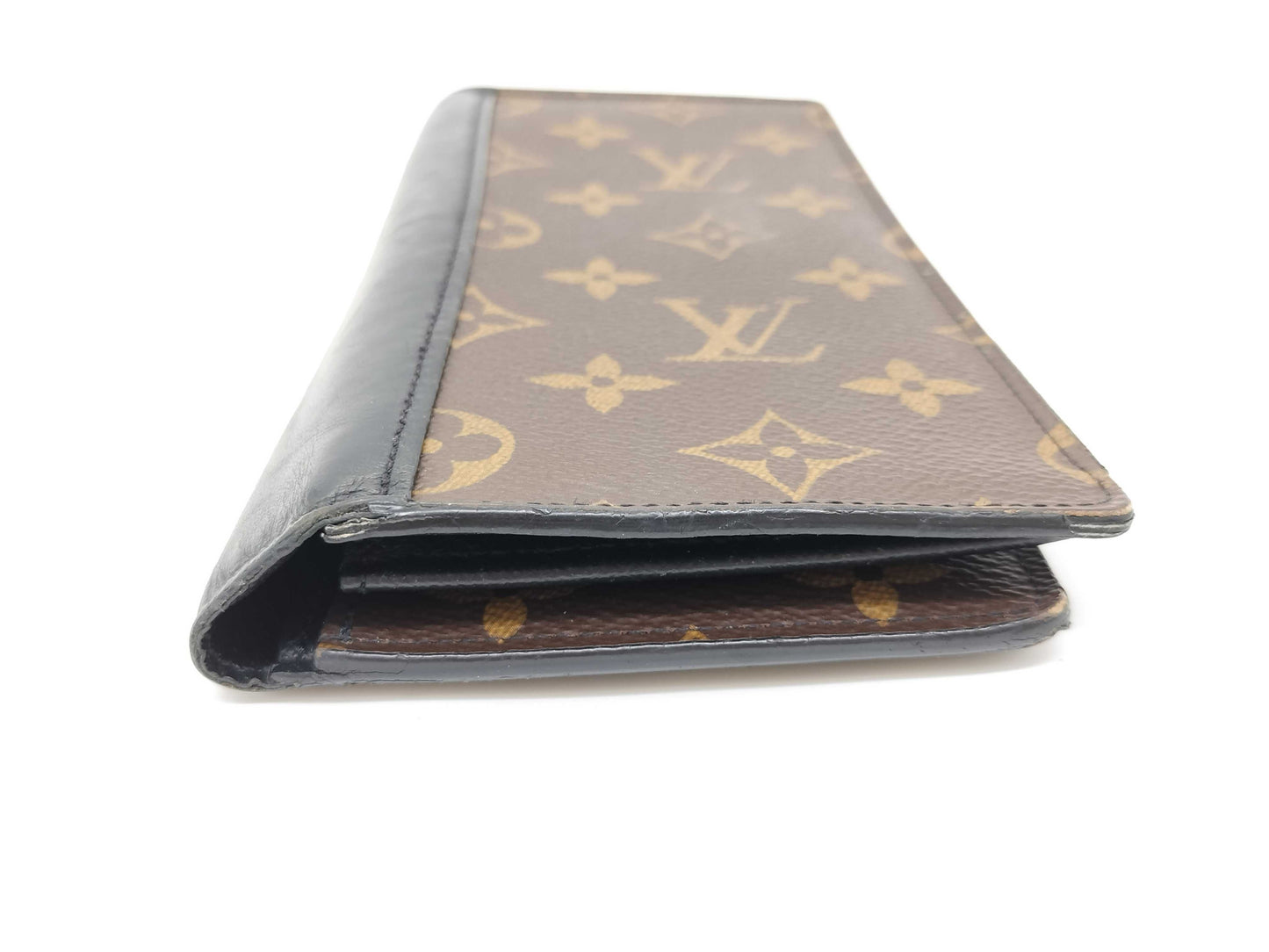 LOUIS VUITTON Monogram Macassar Louis Vuitton Macassar Brazza RA4260 Wallet