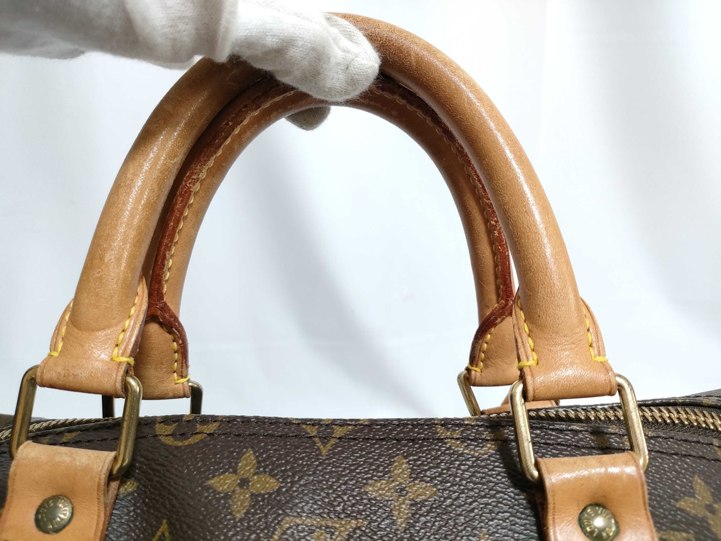 LOUIS VUITTON Monogram Louis Vuitton Monogram Keepall 55 Bandouliere VI1903 Boston Bag