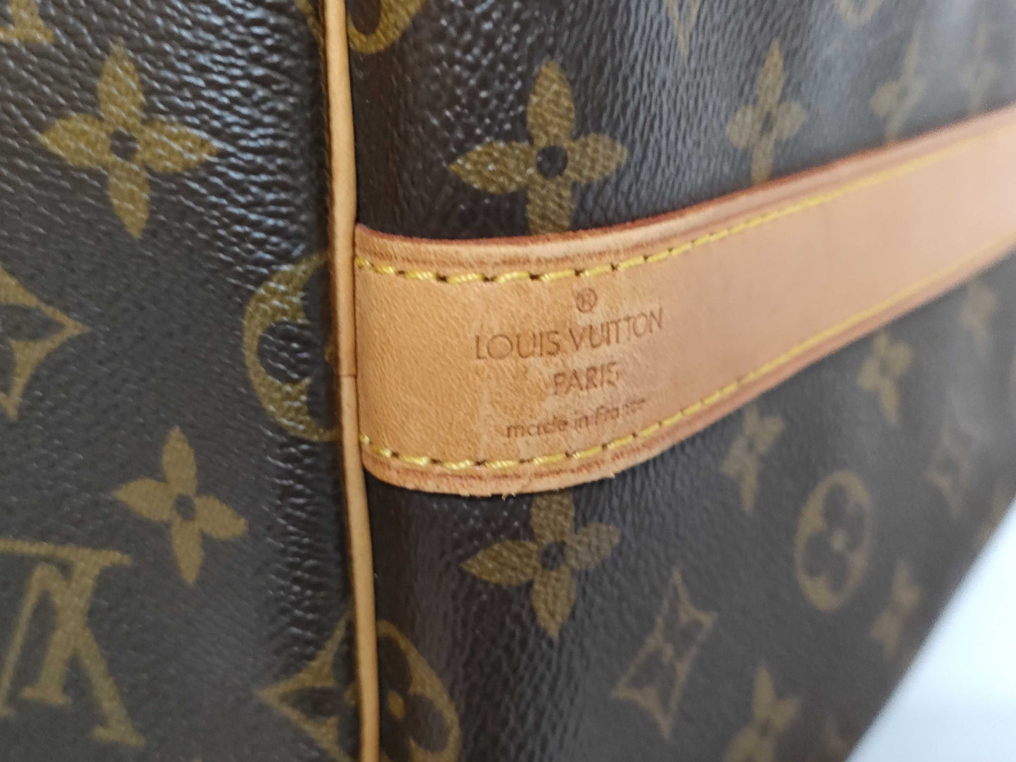 LOUIS VUITTON Monogram Louis Vuitton Monogram Keepall 55 Bandouliere VI1903 Boston Bag