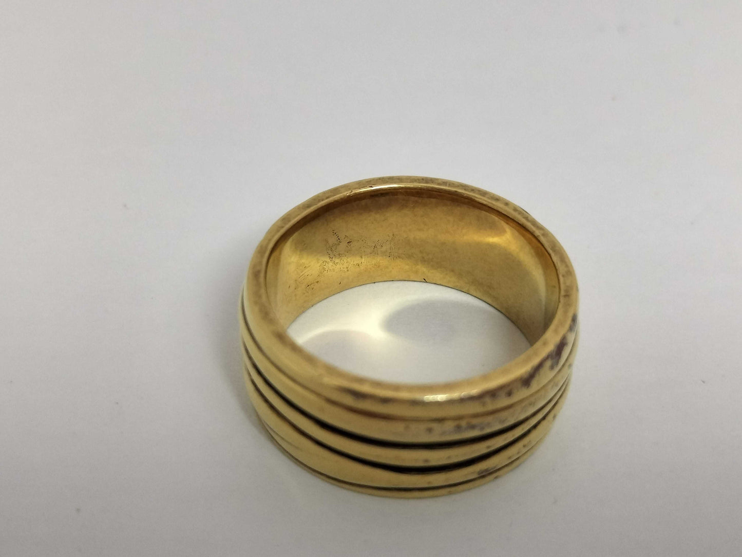 LOUIS VUITTON Epi Gold Ring with Box
