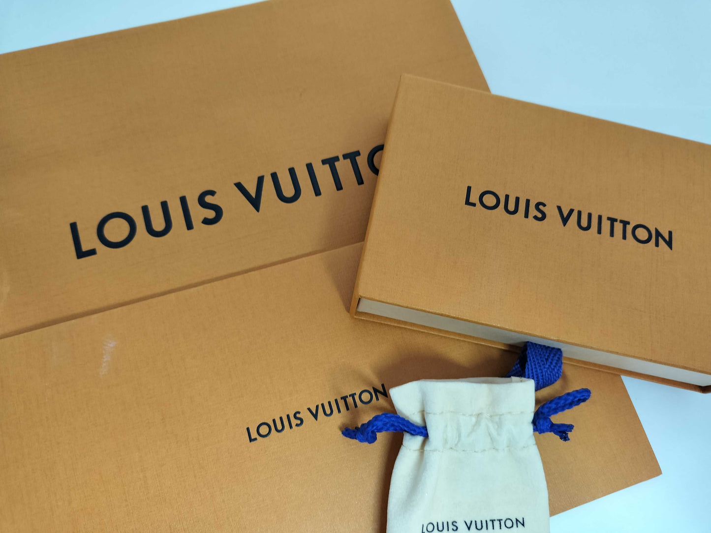 LOUIS VUITTON Epi Gold Ring with Box