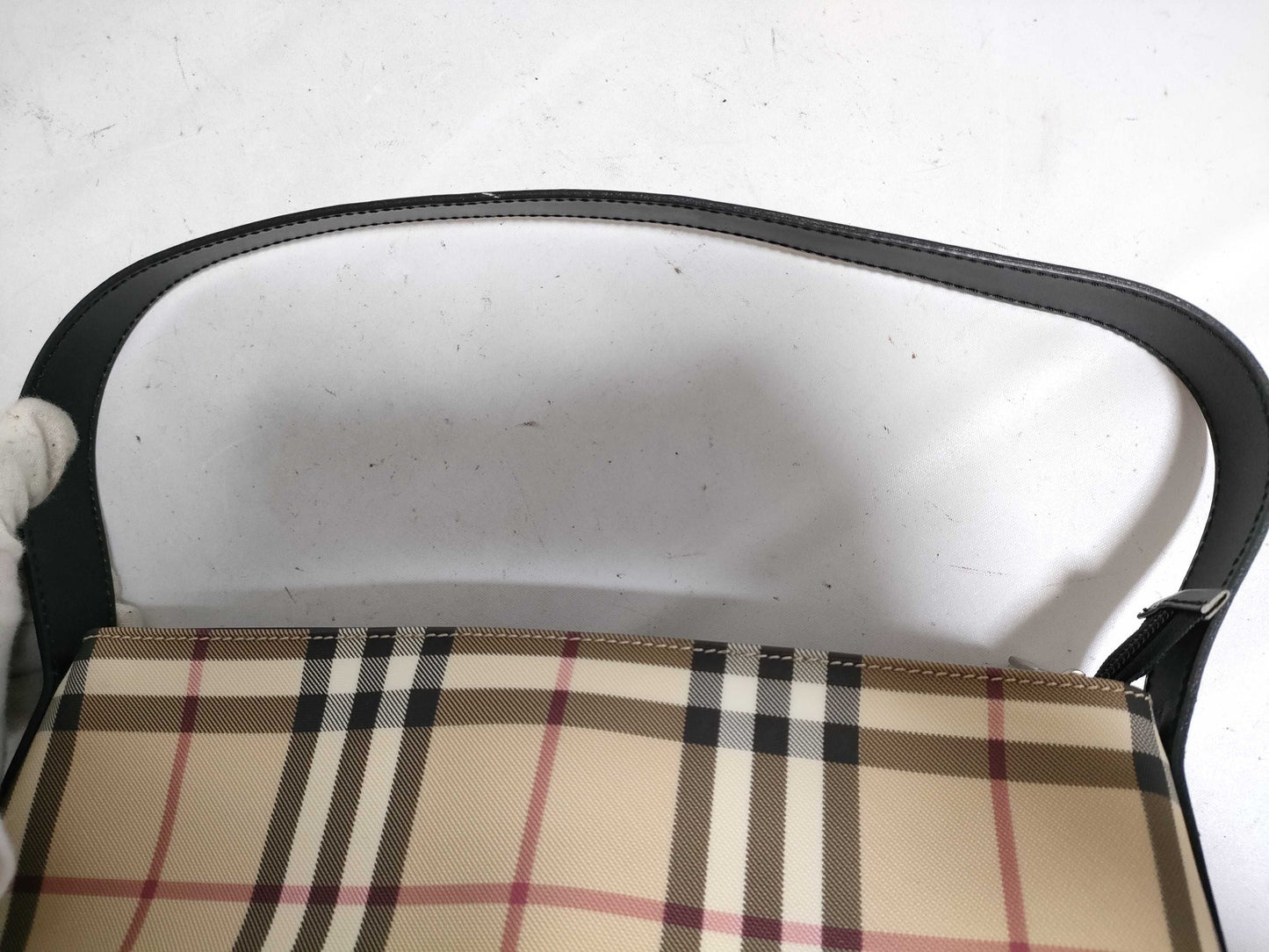 BURBERRY Nova Check One-Shoulder Shoulder Bag