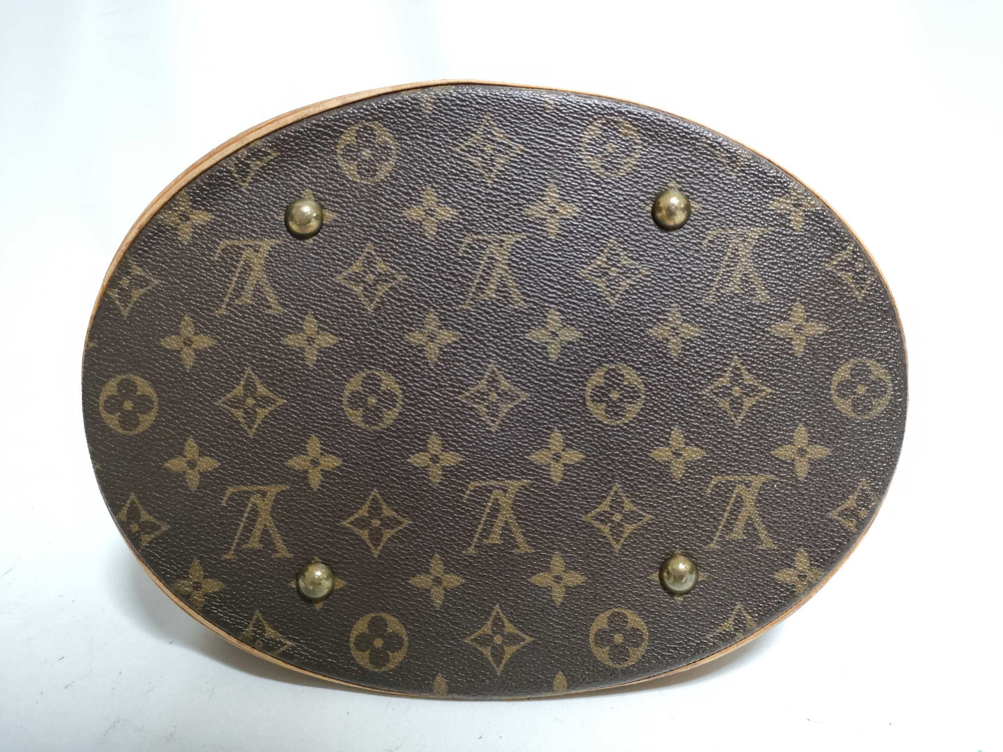 LOUIS VUITTON Monogram Bucket GM Pouch Handbag
