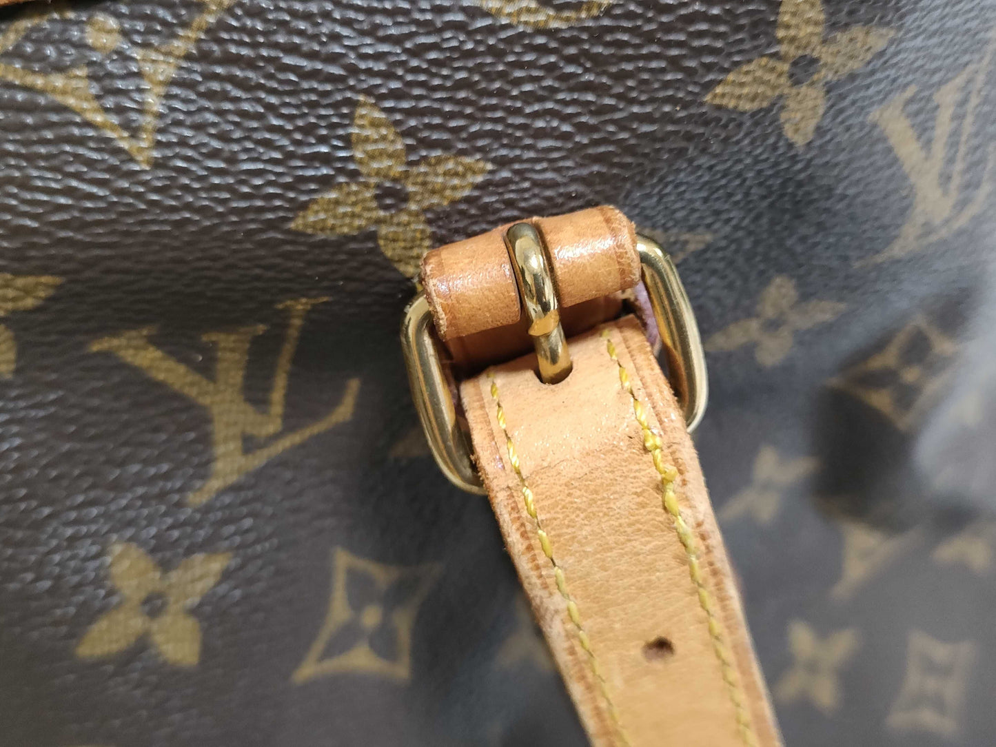 LOUIS VUITTON Monogram Bucket GM Pouch Handbag