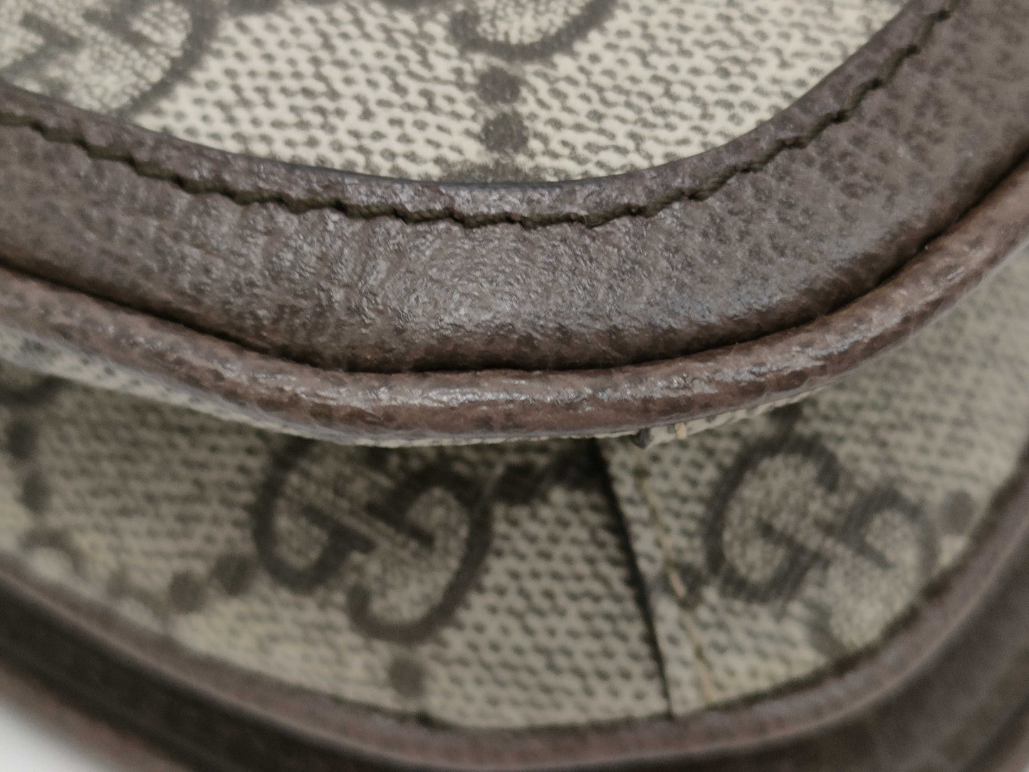 GUCCI GG Supreme 703807/525040 Beige/Brown Shoulder Bag