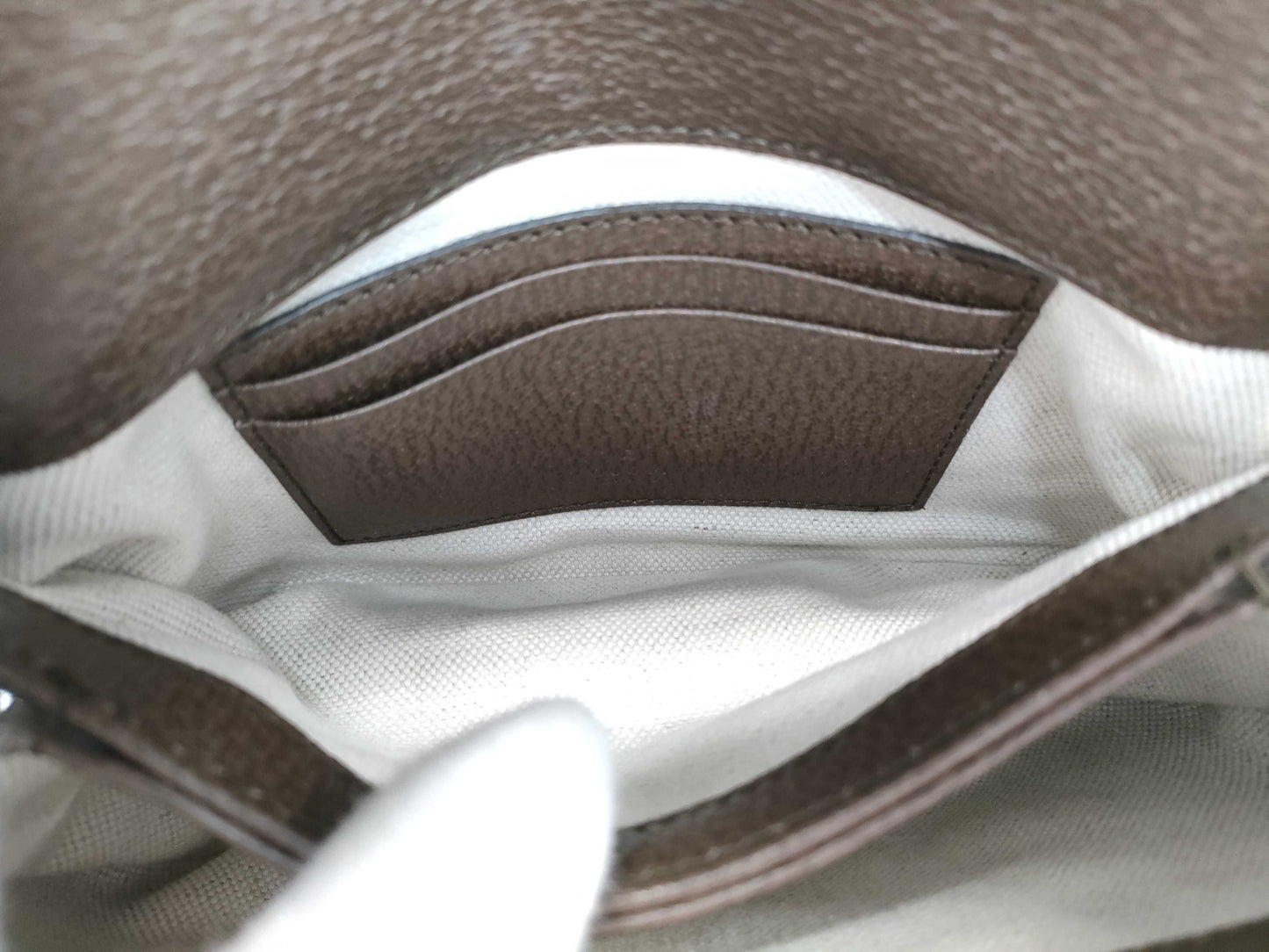 GUCCI GG Supreme 703807/525040 Beige/Brown Shoulder Bag