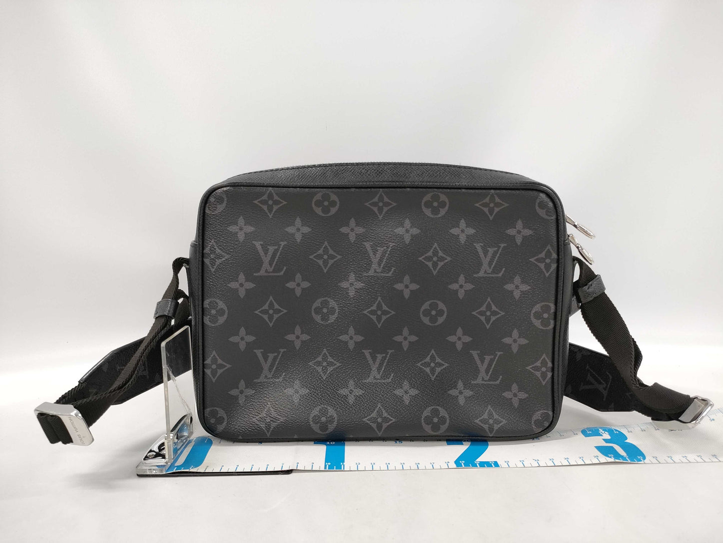 LOUIS VUITTON Monogram Eclipse Outdoor Messenger PM M30233 RFID Shoulder Bag
