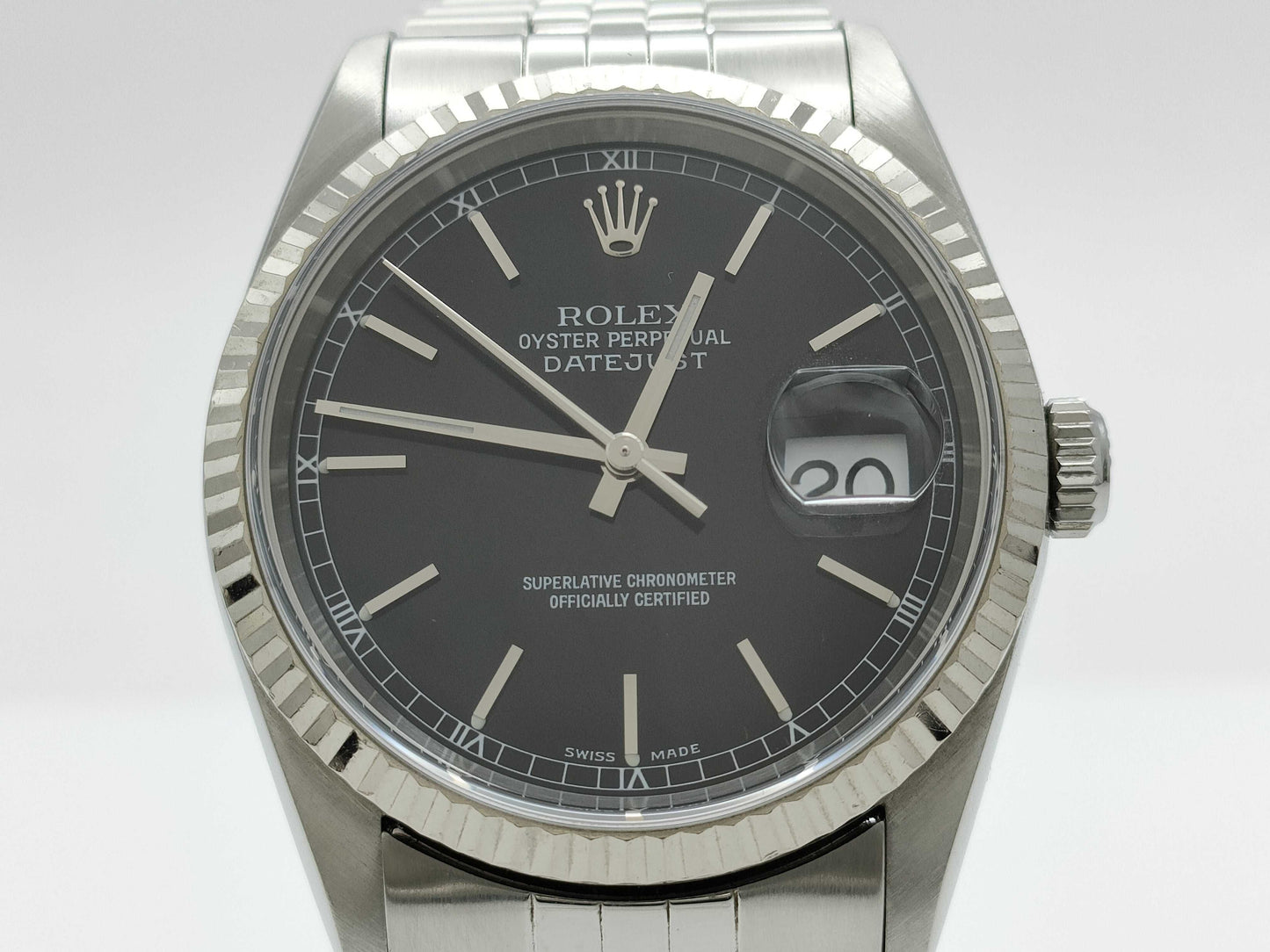 ROLEX 16234 A924859 Black Dial Boys' Watch