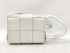 BOTTEGA VENETA Bottega Cassette White Shoulder Bag