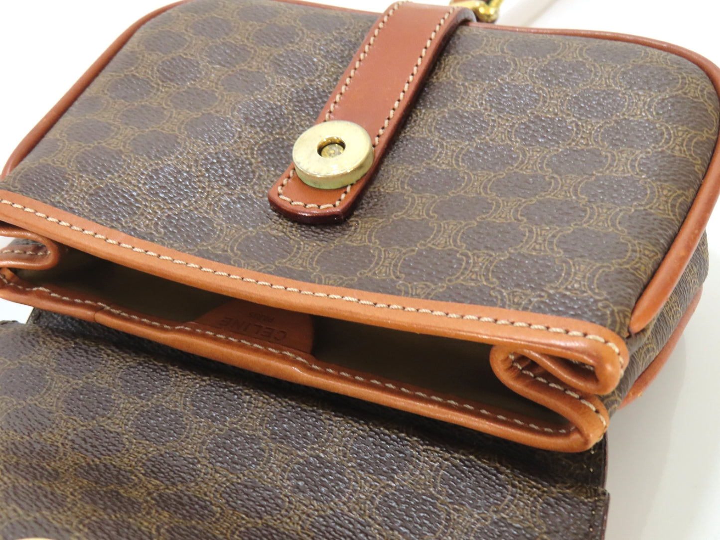 CELINE Macadam Shoulder Bag