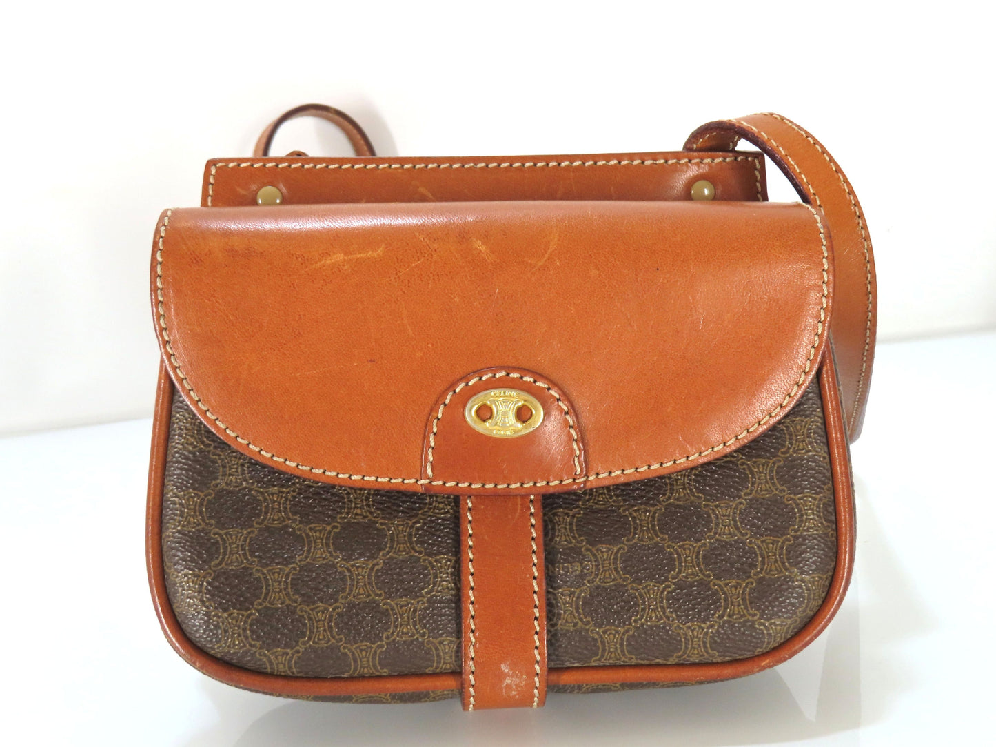 CELINE Macadam Shoulder Bag