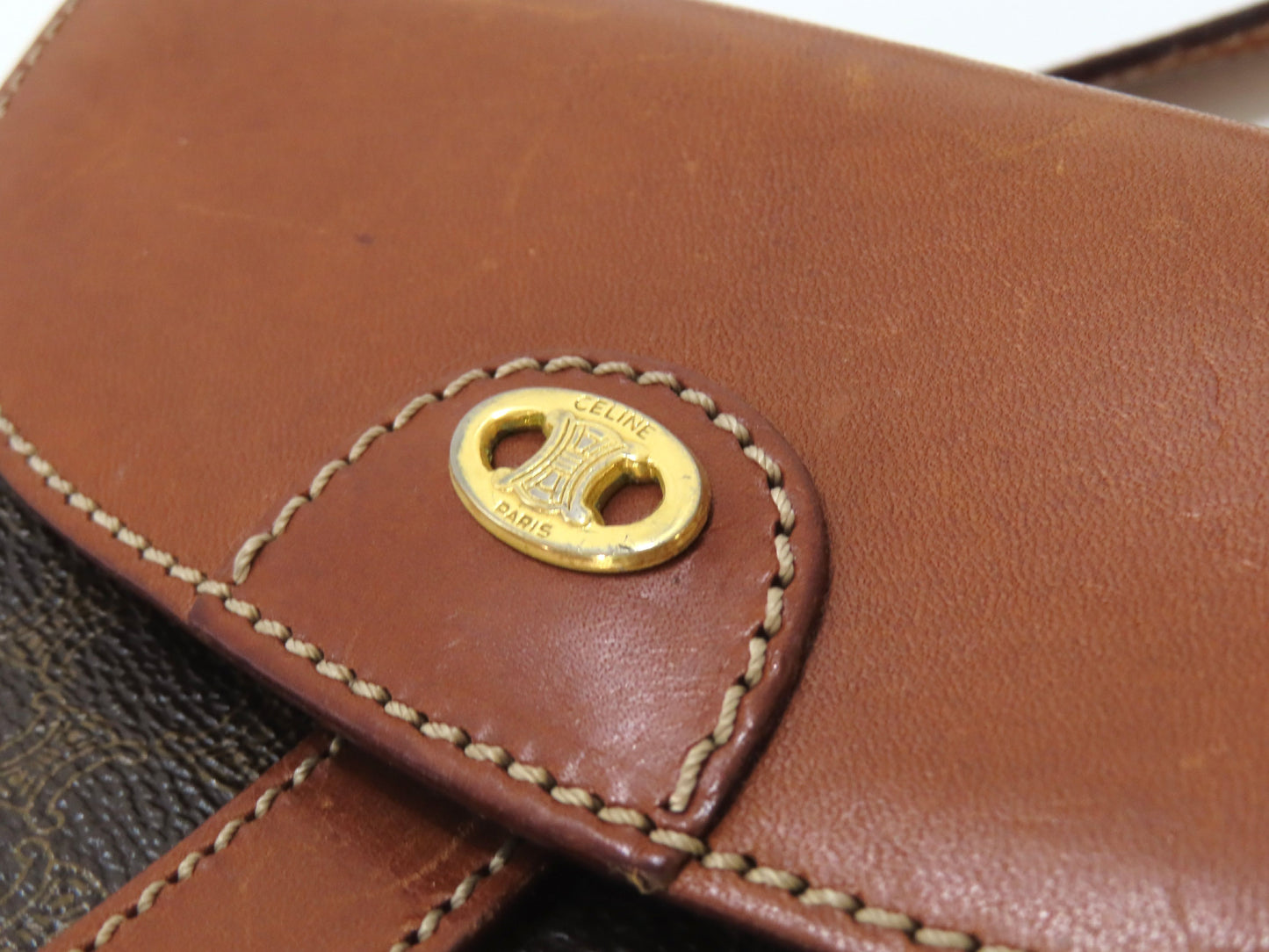 CELINE Macadam Shoulder Bag