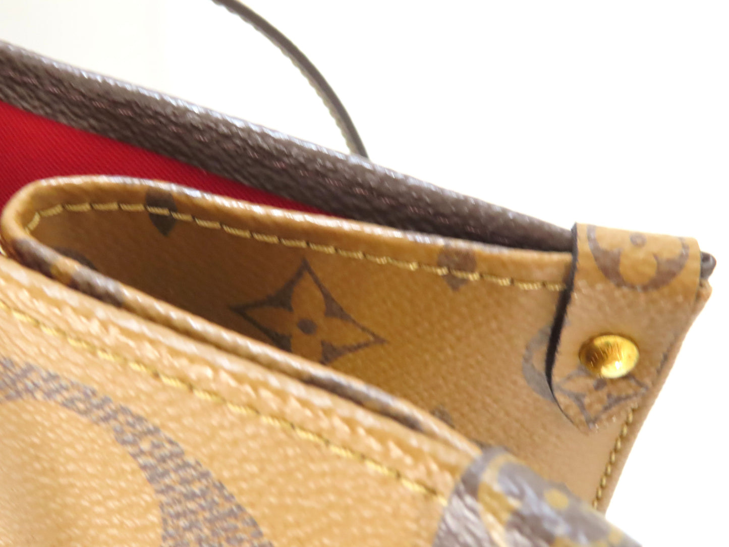 LOUIS VUITTON Reverse On-the-Go GM FL5119 Tote Bag