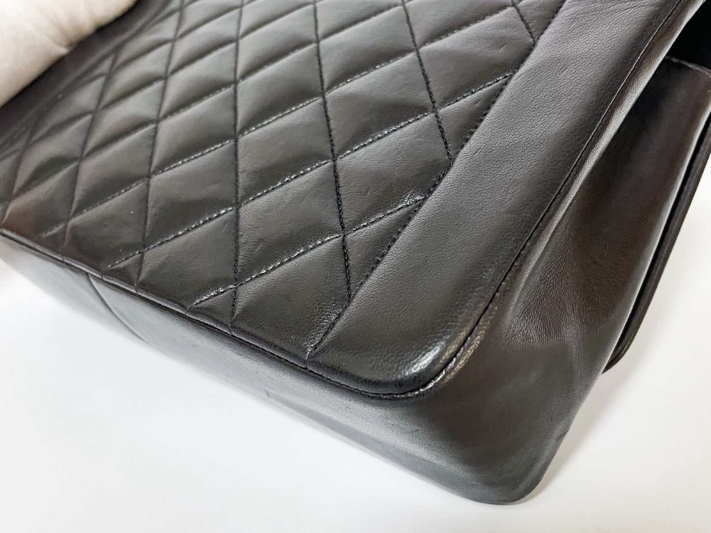 CHANEL Diana 25 Lambskin Matelasse Shoulder Bag with Seal