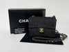 CHANEL Mini Matelasse Denim Lambskin Shoulder Bag with Seal