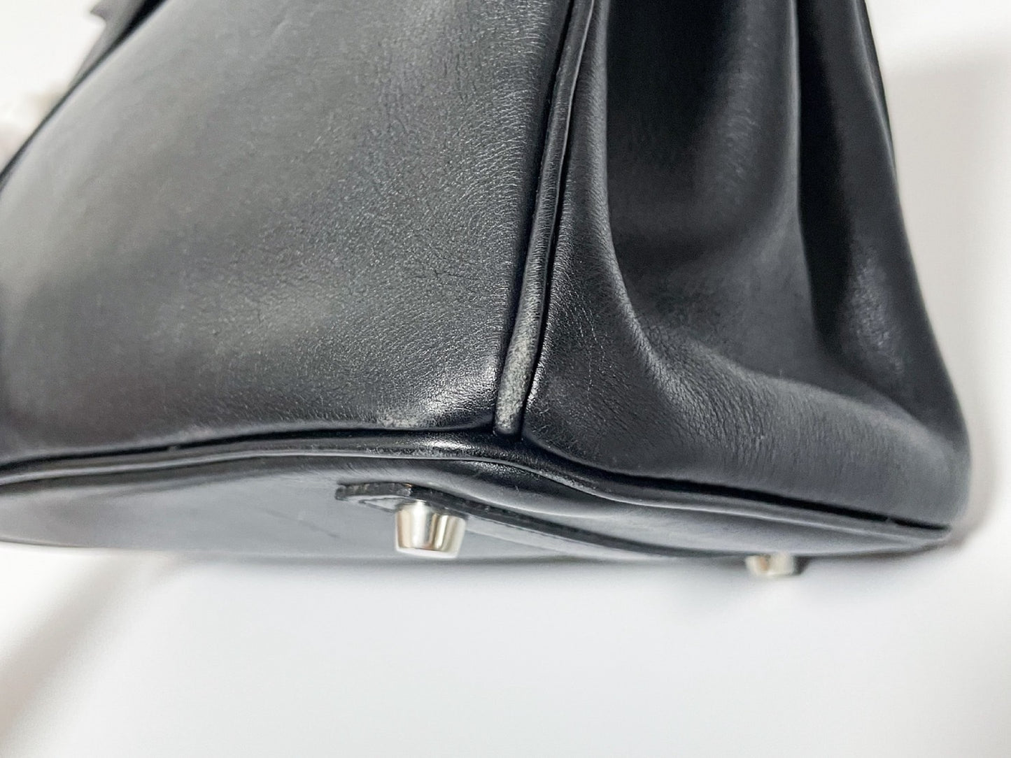 HERMES Birkin 30 Black Swift 97A □J Handbag