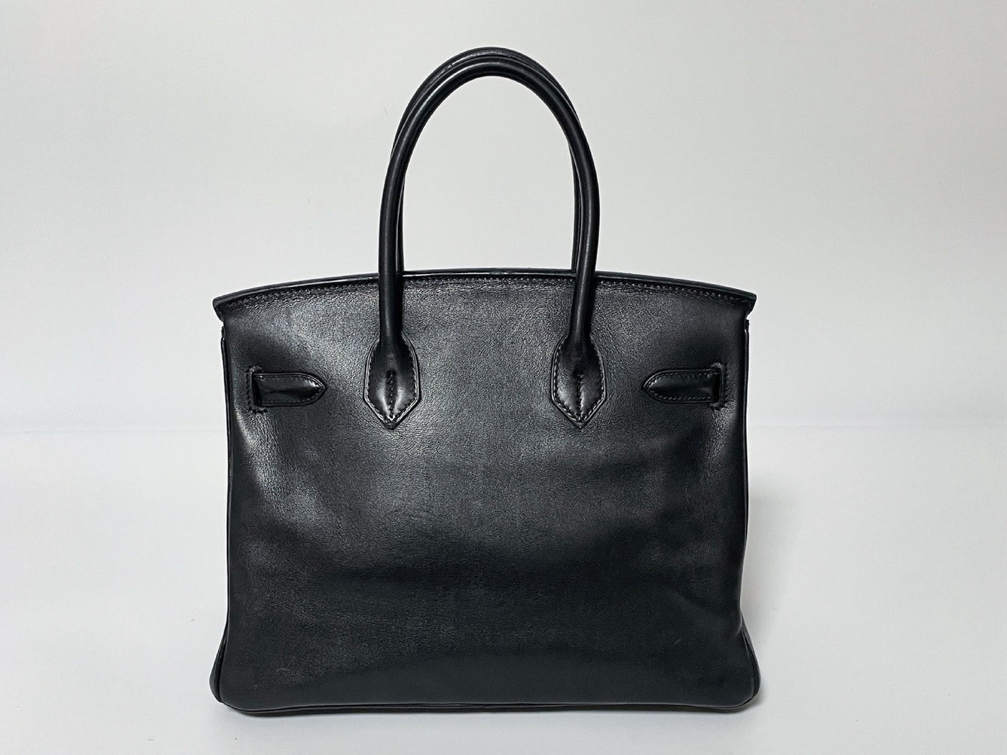 HERMES Birkin 30 Black Swift 97A □J Handbag